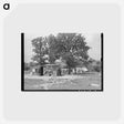 アートポストカード-Agricultural Laborer's Home, Poteau Creek, Oklahoma
 - ラッセル リー Postcard.