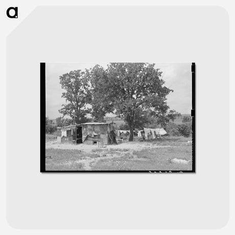 アートポストカード-Agricultural Laborer's Home, Poteau Creek, Oklahoma
 - ラッセル リー Postcard.