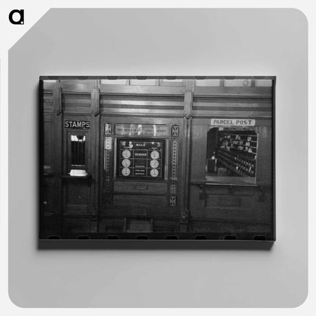 アートパネル-In the post office, Ouray, Colorado
 - ラッセル リー Canvas.