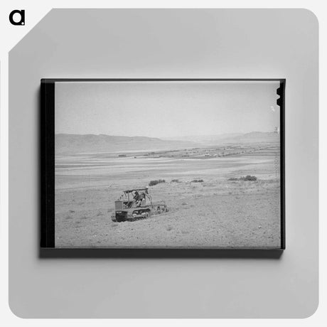 アートパネル-Ericson Brothers Plowing Dry Land, Box Elder County, Utah
 - ラッセル リー Canvas.