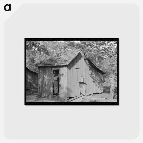 アートポストカード-Migrant Housing, Hammond, Louisiana
 - ラッセル リー Postcard.
