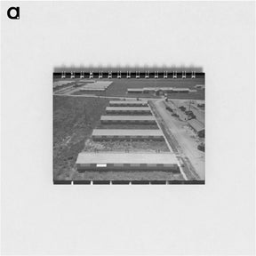 アートメモ帳-Row Shelters at FSA Labor Camp, Caldwell, Idaho
 - ラッセル リー Memo.