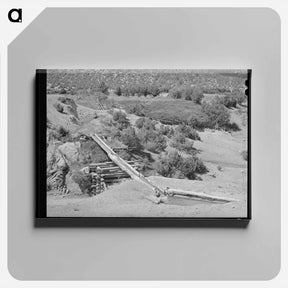 アートパネル-Irrigation Ditch, Trampas, New Mexico
 - ラッセル リー Canvas.