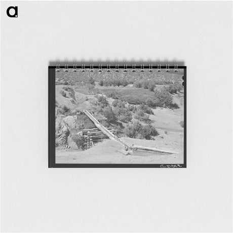 アートメモ帳-Irrigation Ditch, Trampas, New Mexico
 - ラッセル リー Memo.