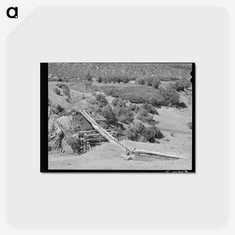 アートポストカード-Irrigation Ditch, Trampas, New Mexico
 - ラッセル リー Postcard.