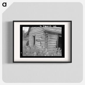 アートポスター-Log Cabin near Gheen, Minnesota
 - ラッセル リー Poster.