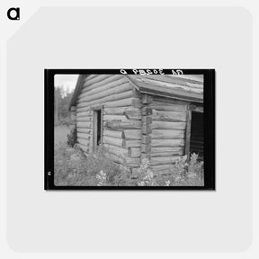 アートポストカード-Log Cabin near Gheen, Minnesota
 - ラッセル リー Postcard.