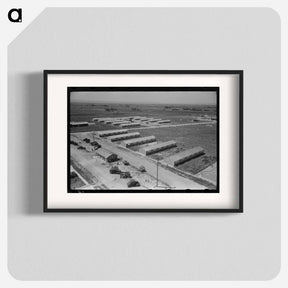 アートポスター-Row Shelters at FSA Labor Camp, Caldwell, Idaho
 - ラッセル リー Poster.
