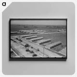 アートパネル-Row Shelters at FSA Labor Camp, Caldwell, Idaho
 - ラッセル リー Canvas.