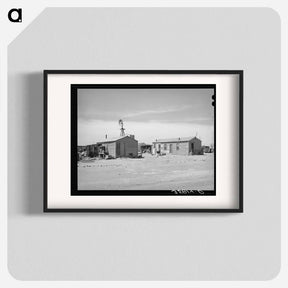 アートポスター-Houses of Oil Field Workers, Hobbs, New Mexico
 - ラッセル リー Poster.
