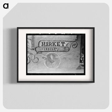 Sign on Building, Wells Point, Texas
 - ラッセル リー Poster.