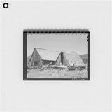 アートメモ帳-Barns, Garden Valley, Boise County, Idaho
 - ラッセル リー Memo.