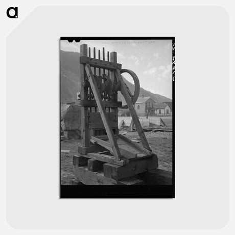 アートポストカード-Ore Stamp Mill, Silverton, Colorado
 - ラッセル リー Postcard.