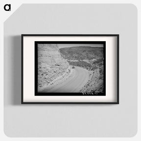 アートポスター-Curves Along the Highway at Carrizo Creek
 - ラッセル リー Poster.