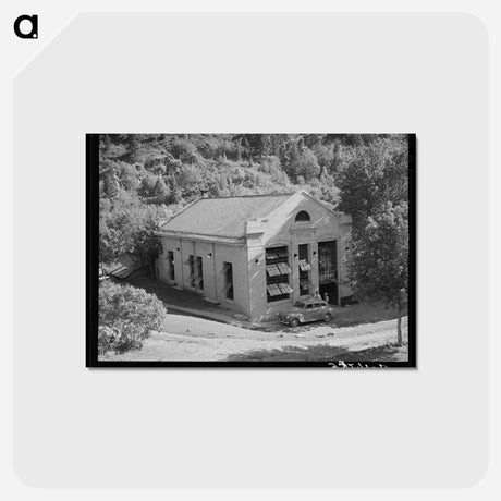 アートポストカード-Hydroelectric Plant, Logan City, Utah
 - ラッセル リー Postcard.