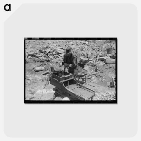 アートポストカード-Gold Prospector, Pinos Altos
 - ラッセル リー Postcard.