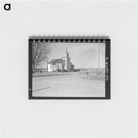 アートメモ帳-Perryton Township Church
 - ラッセル リー Memo.