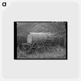 アートポストカード-Sprinkling Wagon at Telluride, Colorado
 - ラッセル リー Postcard.