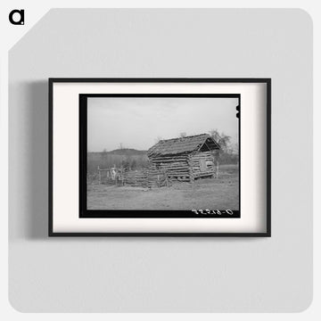 Log Barn, McIntosh County, Oklahoma
 - ラッセル リー Poster.