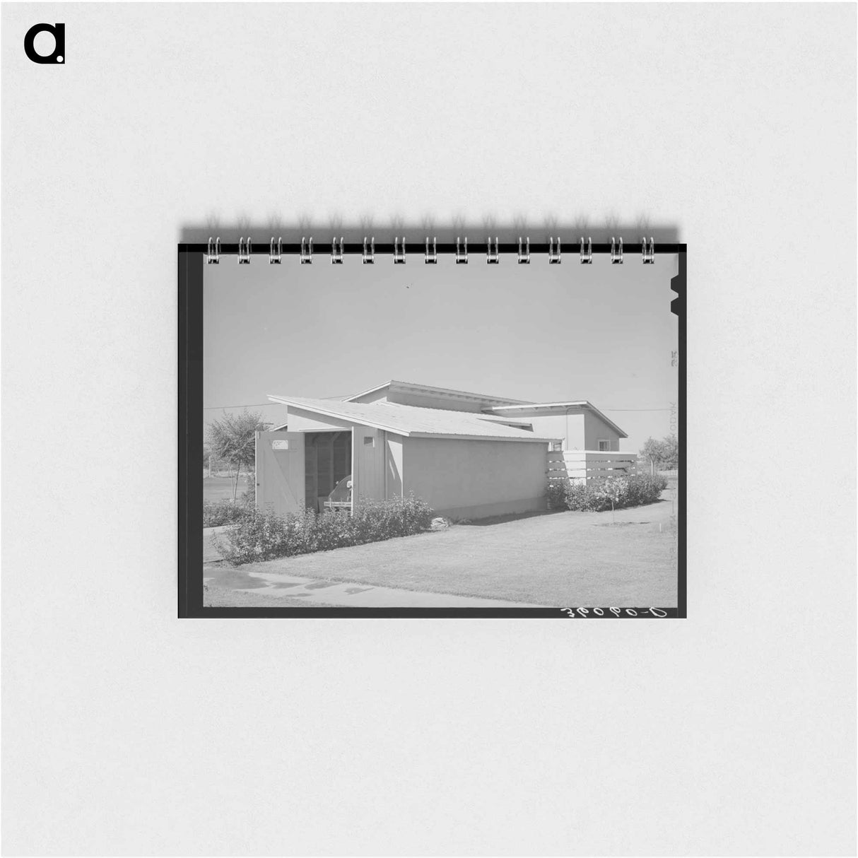 アートメモ帳-Camp Manager's Home, Agua Fria Migratory Labor Camp
 - ラッセル リー Memo.