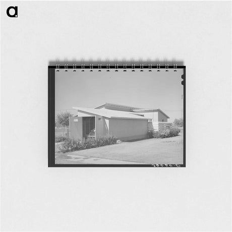 アートメモ帳-Camp Manager's Home, Agua Fria Migratory Labor Camp
 - ラッセル リー Memo.