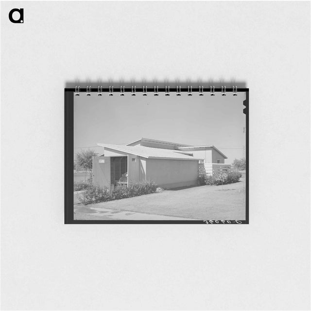 アートメモ帳-Camp Manager's Home, Agua Fria Migratory Labor Camp
 - ラッセル リー Memo.
