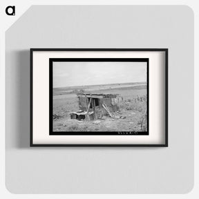 アートポスター-Abandoned Farm, Muskogee County, Oklahoma
 - ラッセル リー Poster.