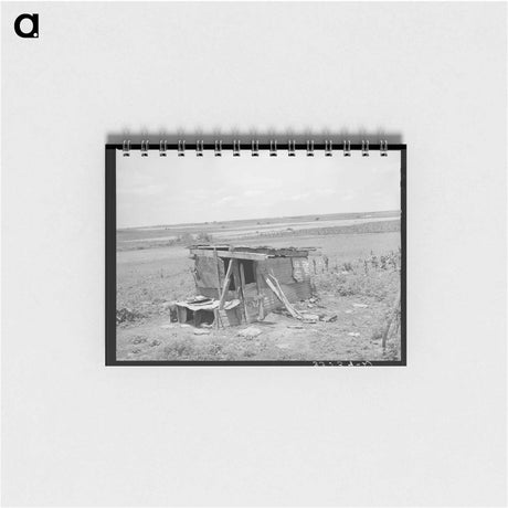 アートメモ帳-Abandoned Farm, Muskogee County, Oklahoma
 - ラッセル リー Memo.