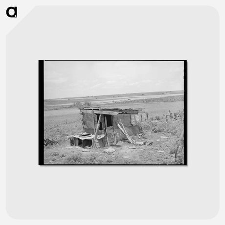 アートポストカード-Abandoned Farm, Muskogee County, Oklahoma
 - ラッセル リー Postcard.