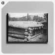 アートパネル-Dugout Detail, Pie Town, New Mexico
 - ラッセル リー Canvas.