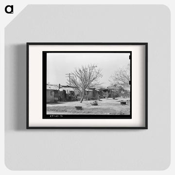 Backyards of Mexican Homes, Alamo, Texas
 - ラッセル リー Poster.