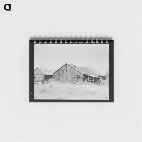 アートメモ帳-Abandoned Lumber Camp near Gemmel, Minnesota
 - ラッセル リー Memo.