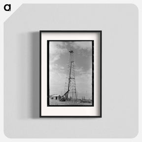 アートポスター-Oil Derrick, Oklahoma City
 - ラッセル リー Poster.