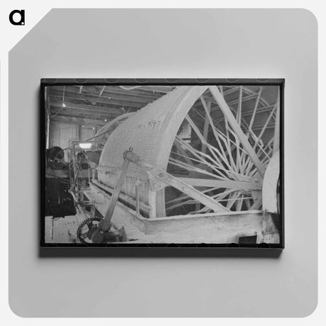アートパネル-Rotary Vacuum Filter, Mogollon Gold Mine
 - ラッセル リー Canvas.