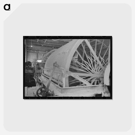 アートポストカード-Rotary Vacuum Filter, Mogollon Gold Mine
 - ラッセル リー Postcard.