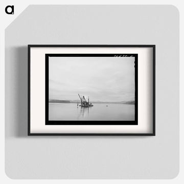 Dredge in Columbia River, Wahkiakum County, Washington
 - ラッセル リー Poster.