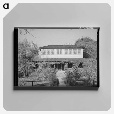 アートパネル-Farmhouse of Fruit Farmer Near Auburn, California
 - ラッセル リー Canvas.