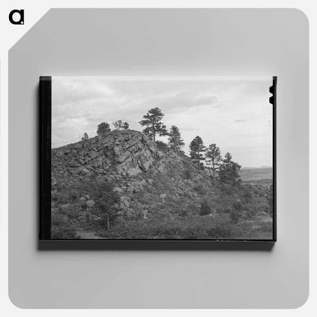 アートパネル-Mountain Scene near Capulin, New Mexico
 - ラッセル リー Canvas.