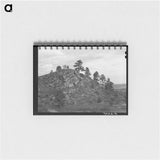 アートメモ帳-Mountain Scene near Capulin, New Mexico
 - ラッセル リー Memo.