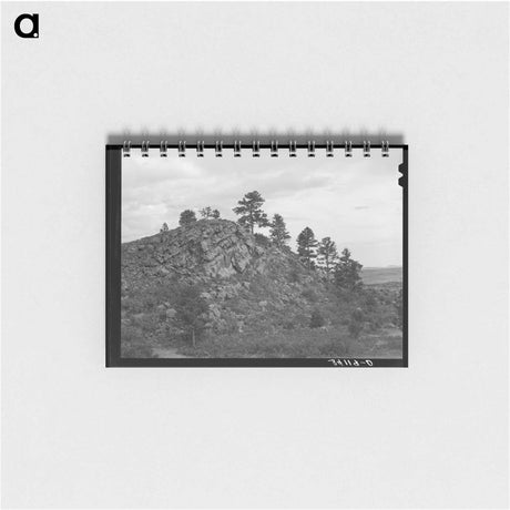 アートメモ帳-Mountain Scene near Capulin, New Mexico
 - ラッセル リー Memo.