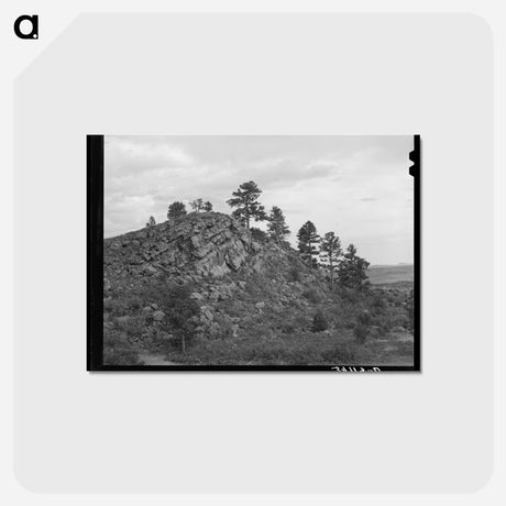 アートポストカード-Mountain Scene near Capulin, New Mexico
 - ラッセル リー Postcard.