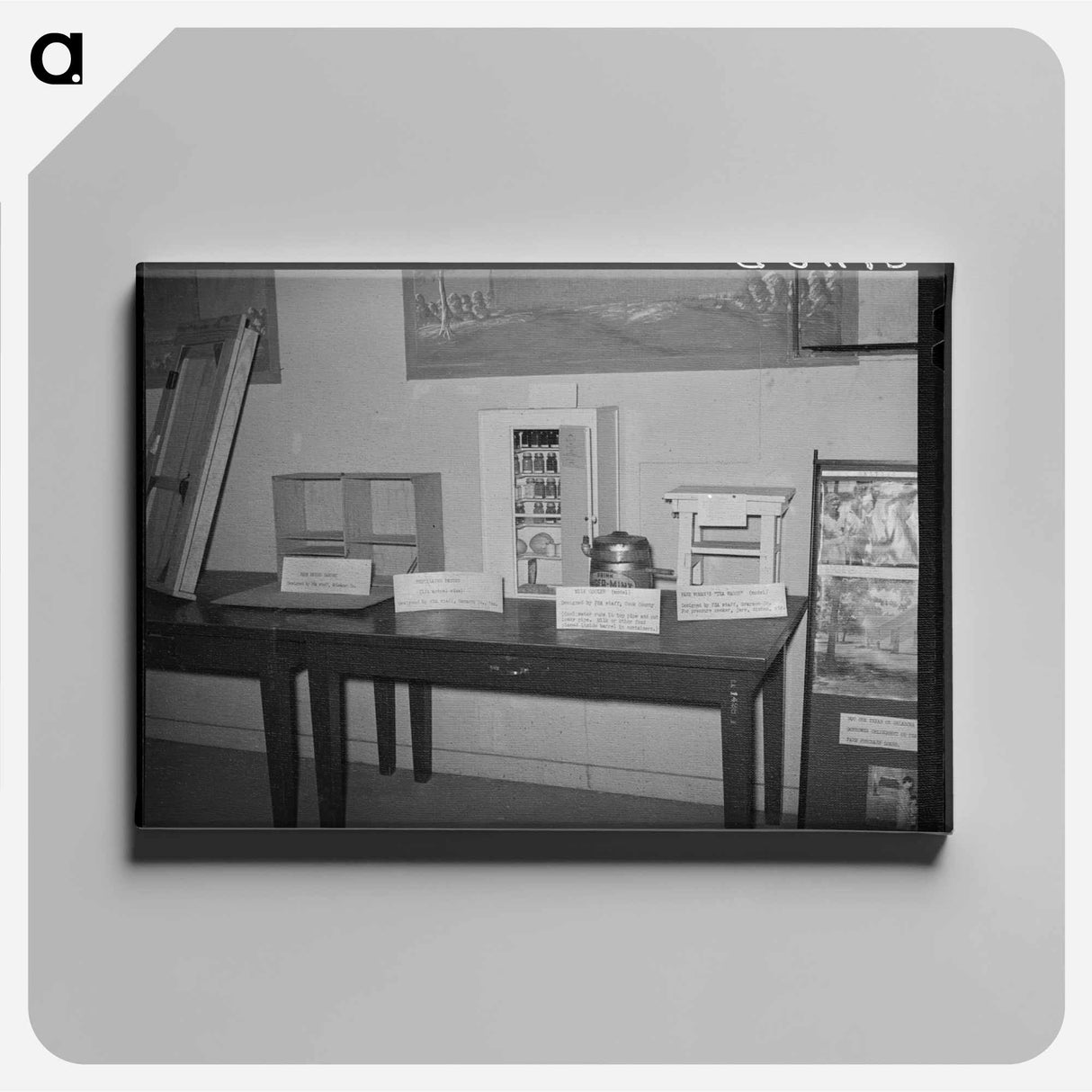 アートパネル-Mays Avenue Camp, Oklahoma City
 - ラッセル リー Canvas.
