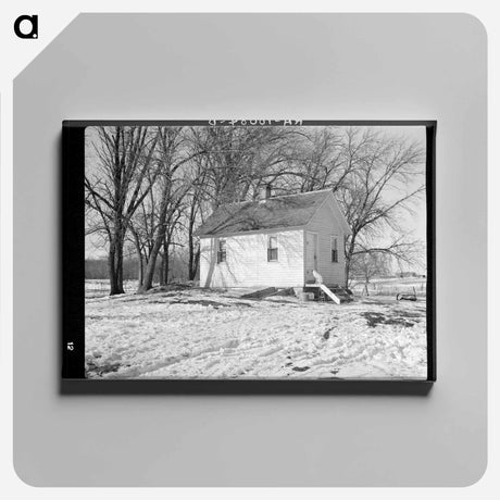 アートパネル-Clifford Blum Farm Interior
 - ラッセル リー Canvas.