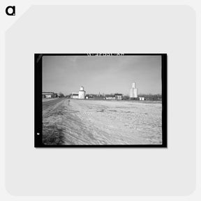 アートポストカード-View of Dickens, Iowa
 - ラッセル リー Postcard.