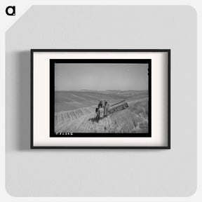 アートポスター-Combine in the Wheat, Whitman County, Washington
 - ラッセル リー Poster.
