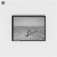 アートメモ帳-Combine in the Wheat, Whitman County, Washington
 - ラッセル リー Memo.