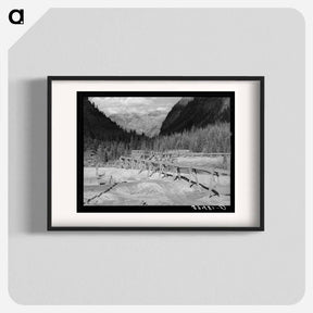 アートポスター-Tailings Pit, Camp Bird Gold Mine and Mill, Ouray County, Colorado
 - ラッセル リー Poster.