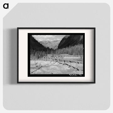 Tailings Pit, Camp Bird Gold Mine and Mill, Ouray County, Colorado
 - ラッセル リー Poster.
