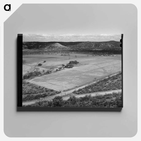 アートパネル-Kimble County Ranch House
 - ラッセル リー Canvas.