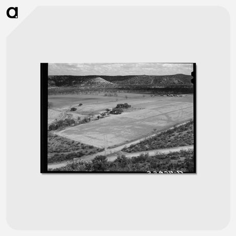 アートポストカード-Kimble County Ranch House
 - ラッセル リー Postcard.